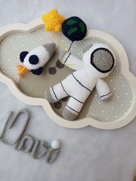 Porta Maternidade Nuvem - Astronauta