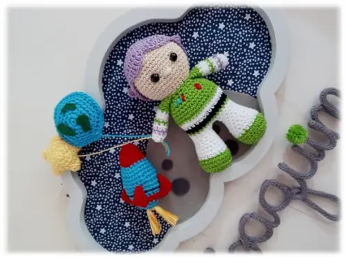 Porta Maternidade Nuvem - Buzz Lightyear