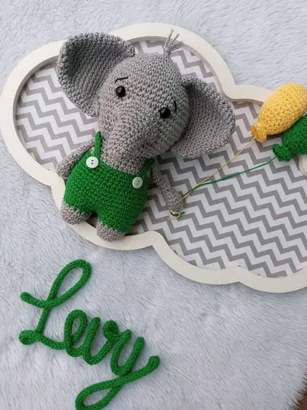Porta Maternidade Nuvem - Elefante