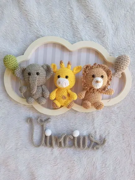 Porta Maternidade Nuvem - Safari Baby
