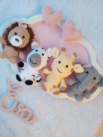 Porta Maternidade Nuvem - Safari Baby
