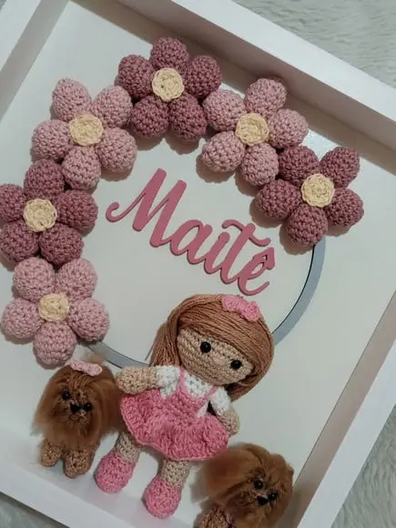 Quadro de Maternidade - Flores