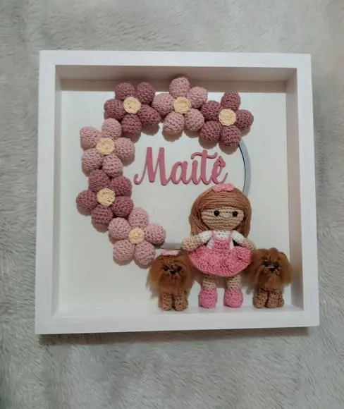 Quadro de Maternidade - Flores