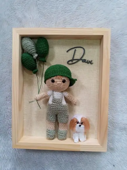 Quadro Porta Maternidade - Menino