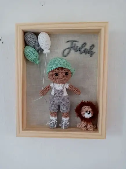 Quadro Porta Maternidade - Menino