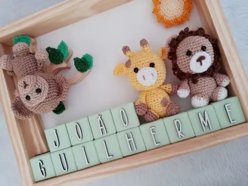 Quadro Safari Baby