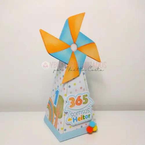 Caixa Cone Pirâmide 365 Sorrisos