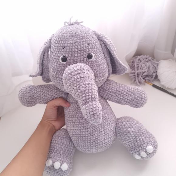 Amigurumi Elefante Pelúcia
