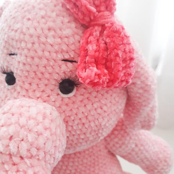 Amigurumi Elefante Rosa