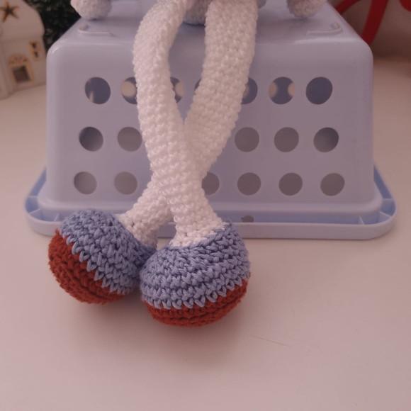 Boneco de Neve Amigurumi