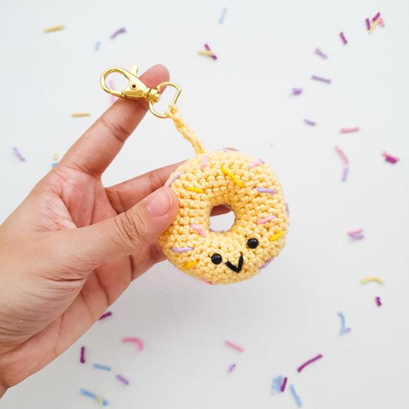 Chaveiro Amigurumi Donuts