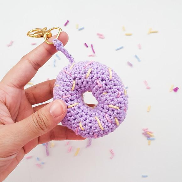 Chaveiro Amigurumi Donuts