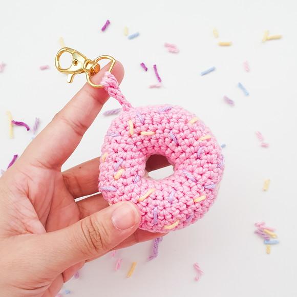 Chaveiro Amigurumi Donuts