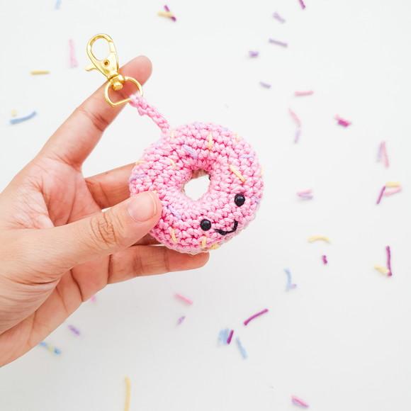 Chaveiro Amigurumi Donuts