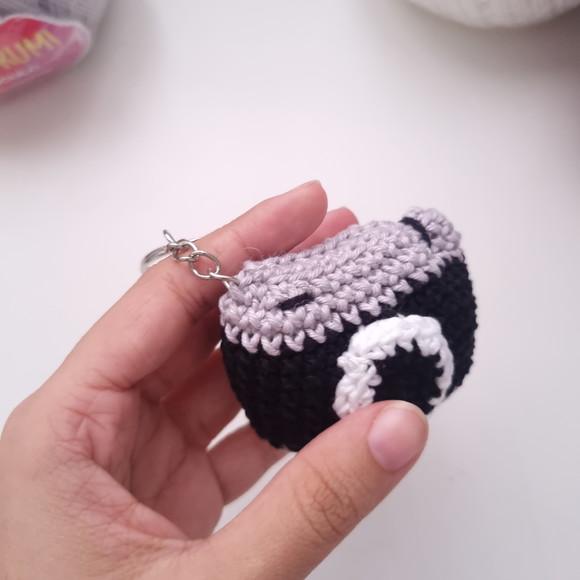 Chaveiro Câmera Amigurumi