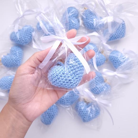 Chaveiro Coração Amigurumi