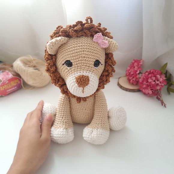 Leão Amigurumi