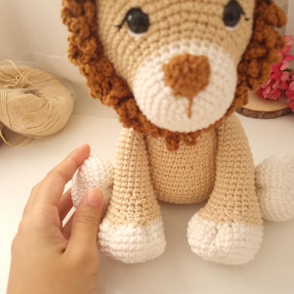 Leão Amigurumi
