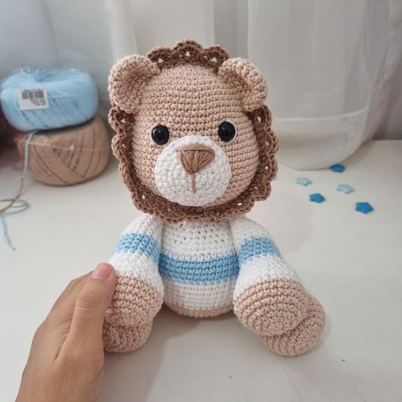 Leão Amigurumi
