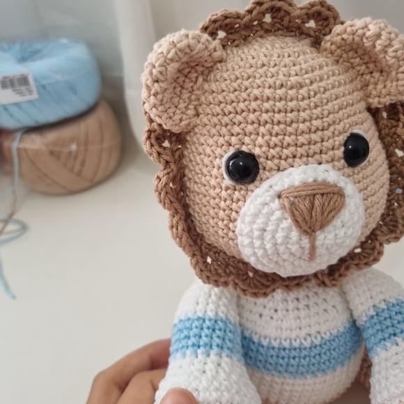 Leão Amigurumi