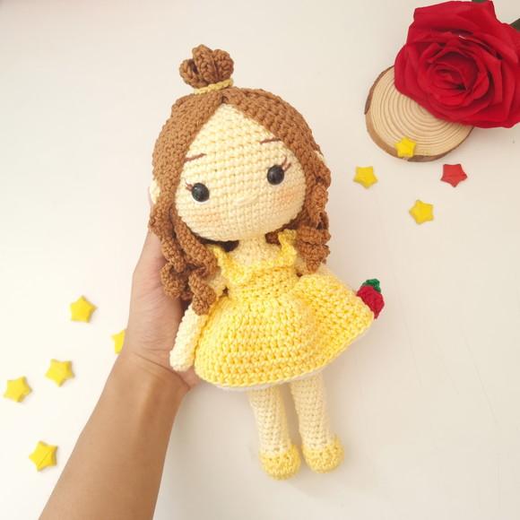 Princesa Bela Amigurumi