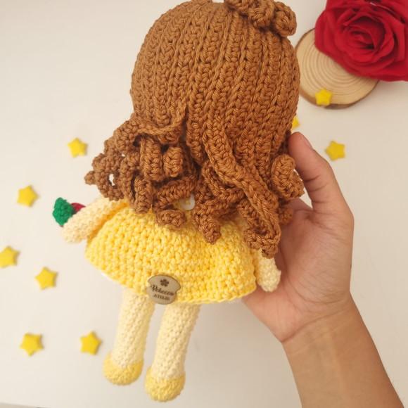 Princesa Bela Amigurumi