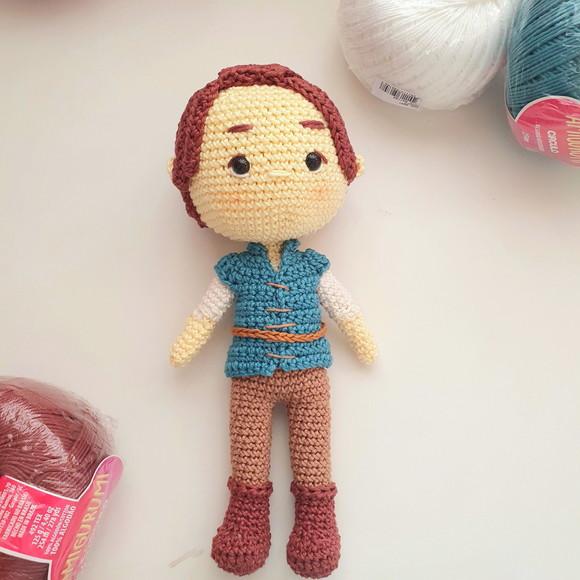 Rapunzel e Flyn Rider Amigurumi