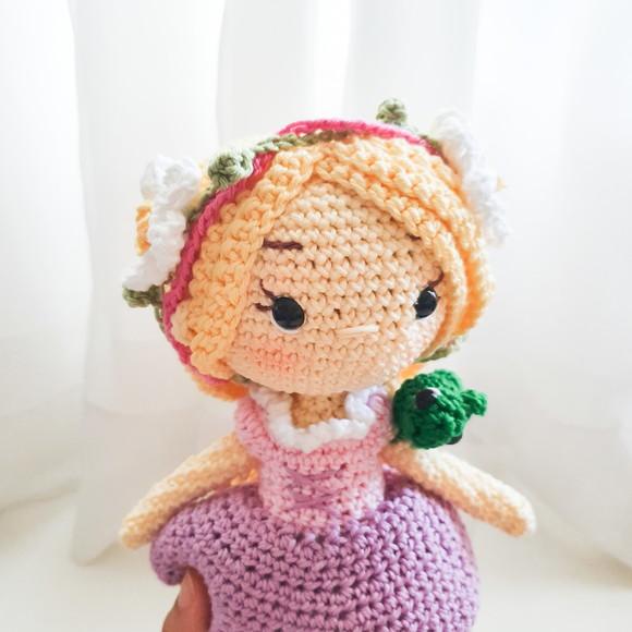 Rapunzel Enrolados Amigurumi