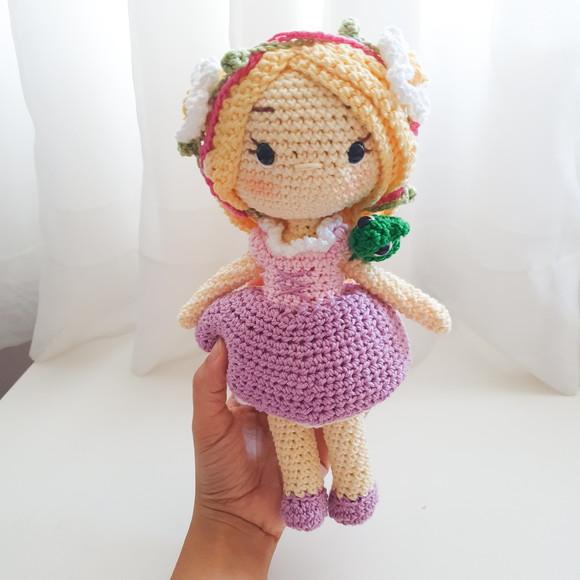 Rapunzel Enrolados Amigurumi