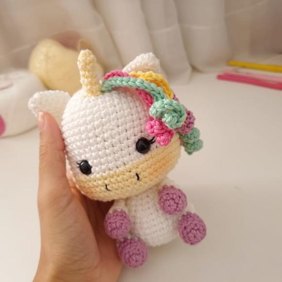 Unicórnio Amigurumi