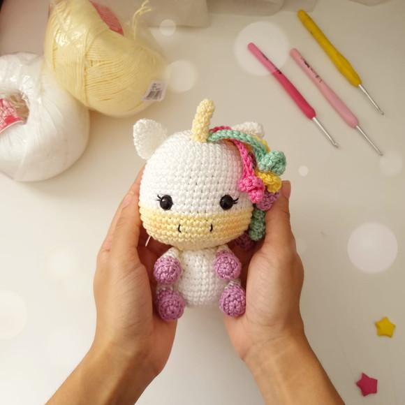 Unicórnio Amigurumi