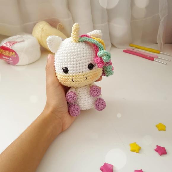 Unicórnio Amigurumi