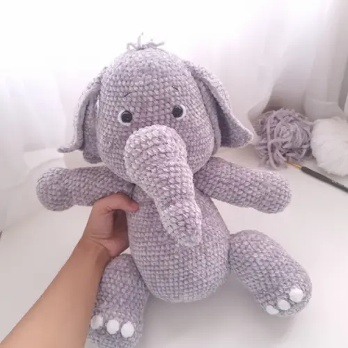 Amigurumi Elefante Pelúcia