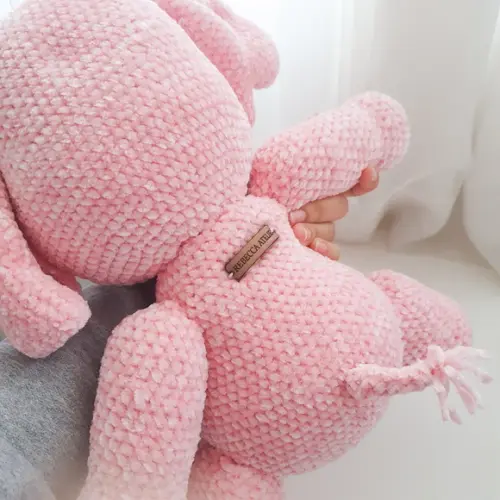 Amigurumi Elefante Rosa