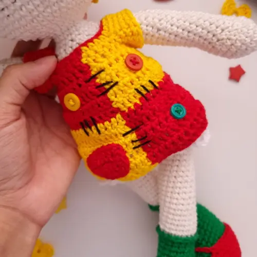 Boneca Emília Amigurumi