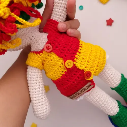 Boneca Emília Amigurumi
