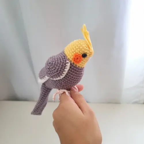 Calopsita Amigurumi