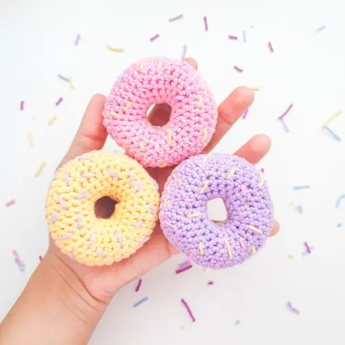 Chaveiro Amigurumi Donuts