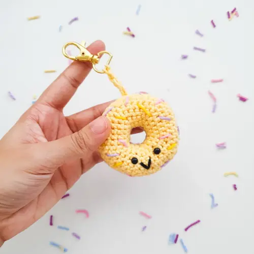 Chaveiro Amigurumi Donuts