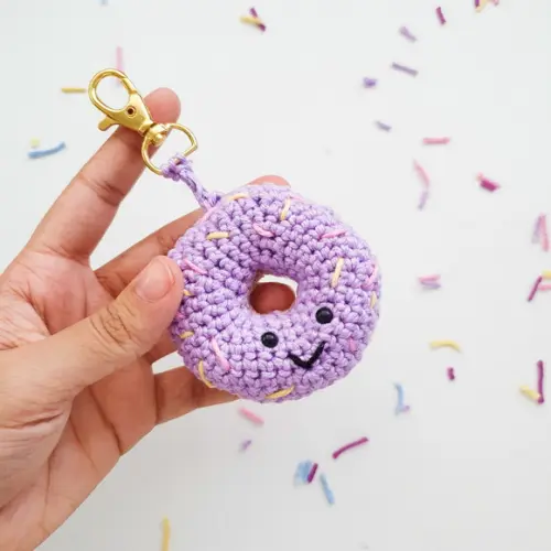 Chaveiro Amigurumi Donuts