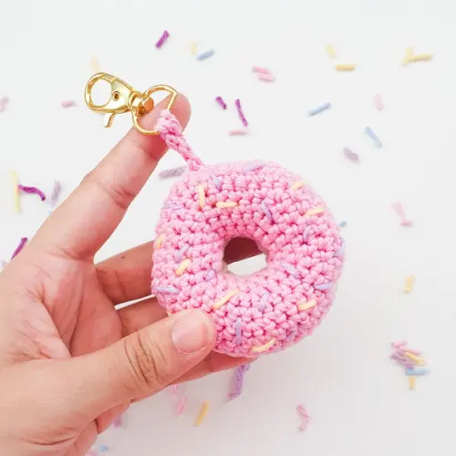Chaveiro Amigurumi Donuts
