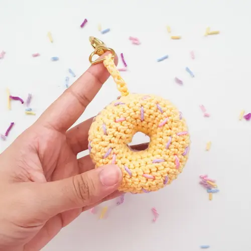 Chaveiro Amigurumi Donuts