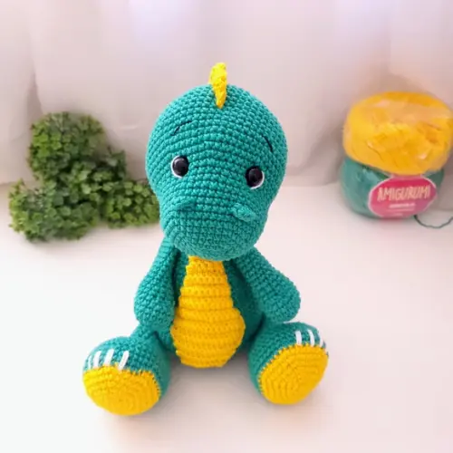Dinossauro Amigurumi