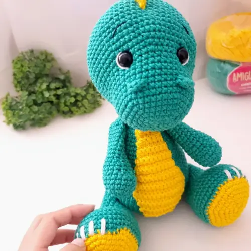Dinossauro Amigurumi
