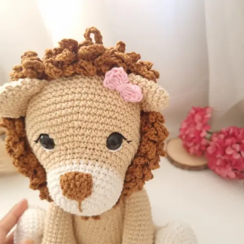 Leão Amigurumi