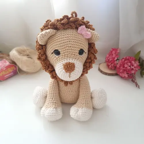 Leão Amigurumi