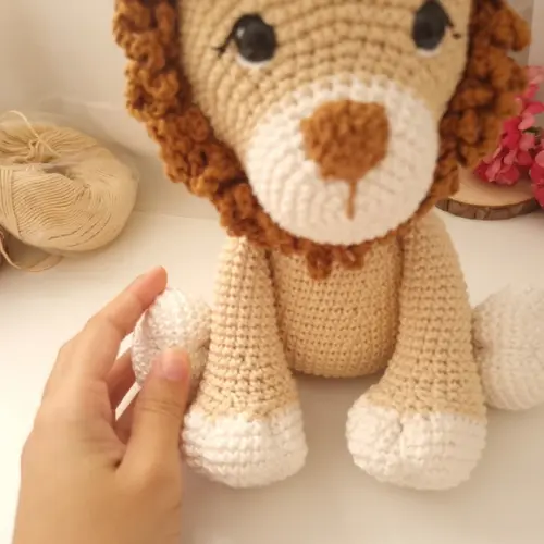 Leão Amigurumi