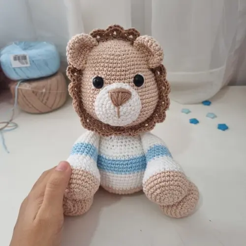 Leão Amigurumi