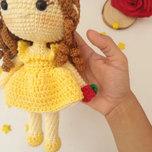 Princesa Bela Amigurumi
