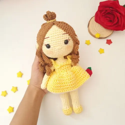 Princesa Bela Amigurumi